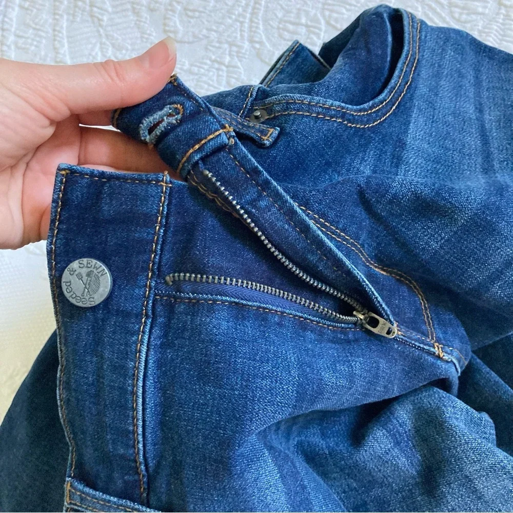 NWT Seeded & Sewn men’s Noah jeans size 32 x 36 relaxed straight